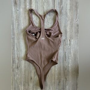 ALO Yoga Brown Bodysuit